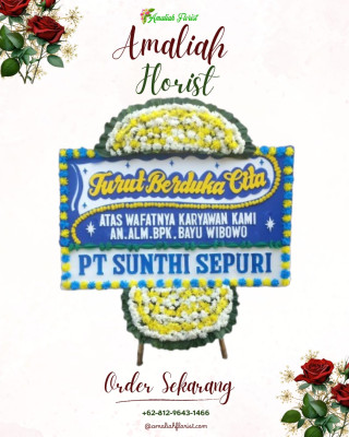 Papan Bunga Duka di Tanjung Morawa