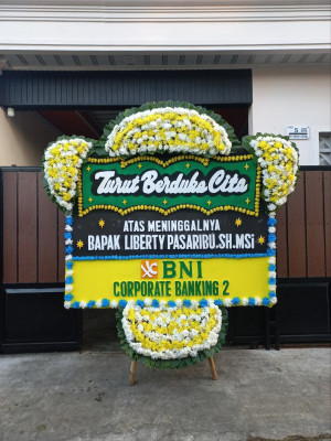 Papan Bunga Duka di Tanjung Morawa