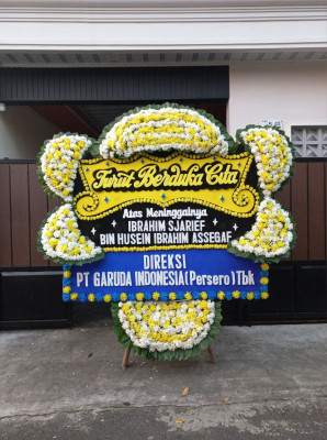 Papan Bunga Duka di Tanjung Morawa