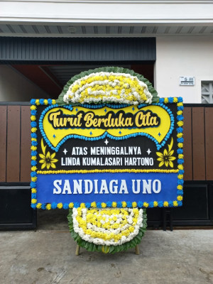 Papan Bunga Duka di Tanjung Morawa