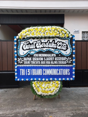 Papan Bunga Duka di Tanjung Morawa